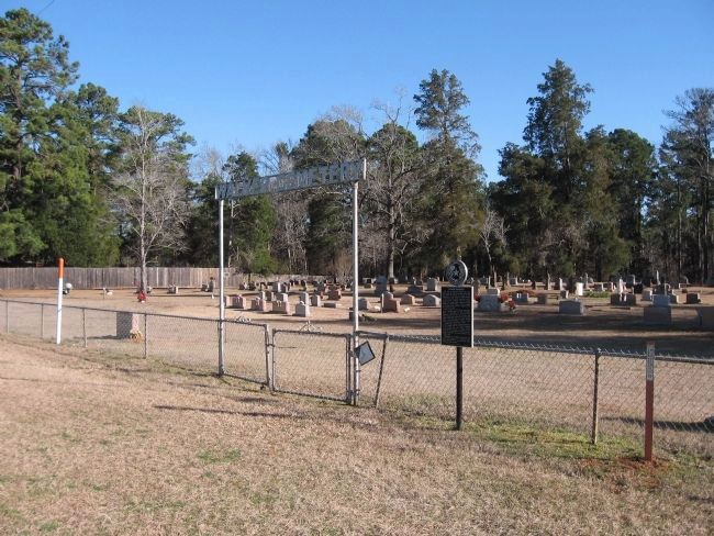 Walker Cemetery Marker. Click for full size. Walker Cemetery Marker image. Click for full size.