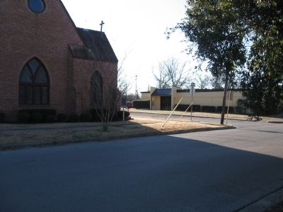Original site of St. Cyprian's Episcopal Church Marker image. Click for full size.