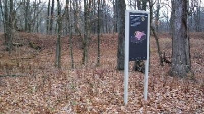 Middle Fort Ditch Construction Marker. Click for full size. Middle Fort Ditch Construction Marker image. Click for full size.