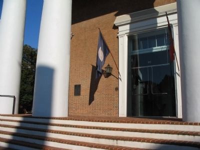 Marker to the Left of the Entrance. Click for full size. Marker to the Left of the Entrance image. Click for full size.