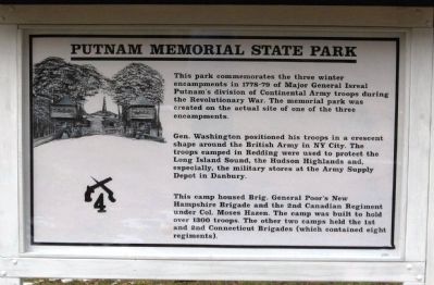 Putnam Memorial State Park Marker image. Click for full size.