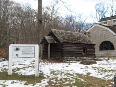 Camp Guardhouse and Marker. Click for full size. Camp Guardhouse and Marker image. Click for full size.