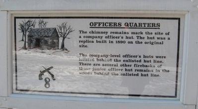 Officers Quarters Marker image. Click for full size.