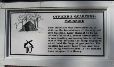 Officers Quarters / Magazine Marker image. Click for full size.