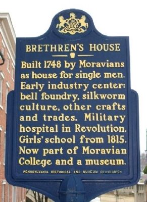 Brethren's House Marker image. Click for full size.