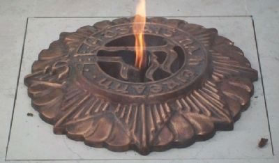 National Memorial Eternal Flame image. Click for full size.