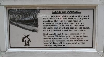 Lake McDougall Marker image. Click for full size.
