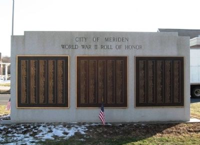 World War II Roll of Honor image. Click for full size.