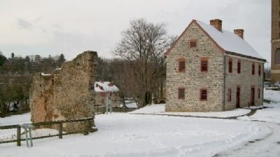 Pottery Ruins and Marker. Click for full size. Pottery Ruins and Marker image. Click for full size.