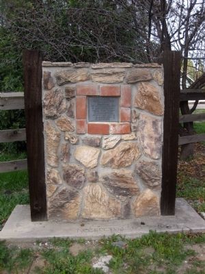 Site of the Tres Pinos Hotel Marker and Monument image. Click for full size.