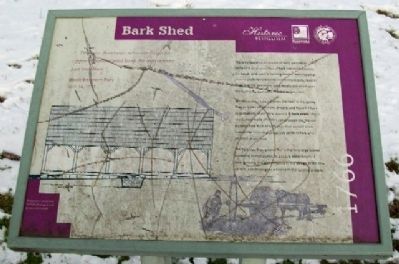 Bark Shed Marker. Click for full size. Bark Shed Marker image. Click for full size.