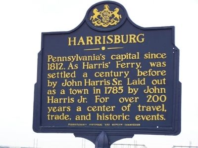 Harrisburg Marker. Click for full size. Harrisburg Marker image. Click for full size.