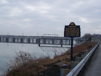 Harrisburg Marker. Click for full size. Harrisburg Marker image. Click for full size.
