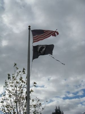 American and POW-MIA Flags image. Click for full size.