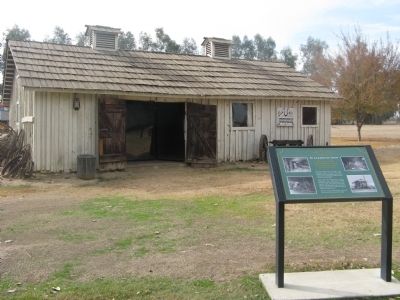 Blacksmith Shop and Marker image. Click for full size.