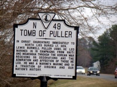 Tomb of Puller Marker. Click for full size. Tomb of Puller Marker image. Click for full size.