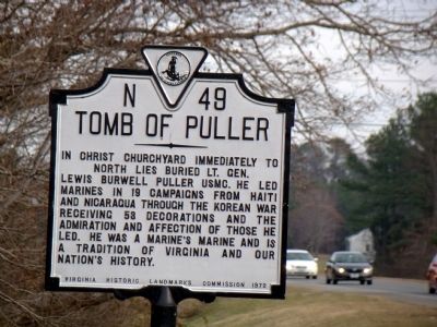 Tomb of Puller Marker image. Click for full size.