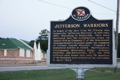 Jefferson Warriors Marker image. Click for full size.