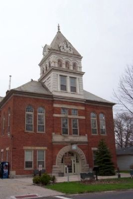 Richwood Opera House and Town Hall and Marker image. Click for full size.