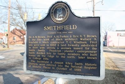 Reverse: Smithfield Marker. Click for full size. Reverse: Smithfield Marker image. Click for full size.