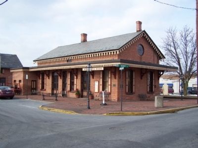Cumberland Valley Railroad Passenger Station. Click for full size. Cumberland Valley Railroad Passenger Station image. Click for full size.
