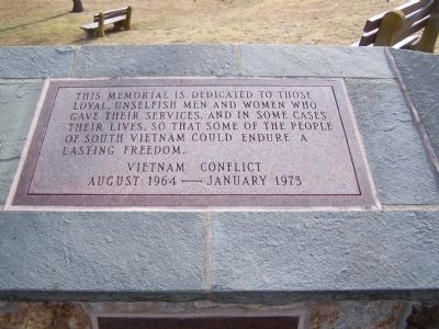 Cumberland County Veterans Memorial - Vietnam image. Click for full size.