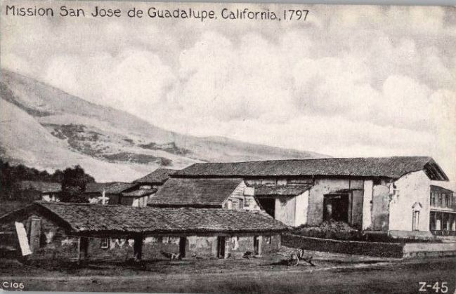 Mission San Jos de Guadalupe, California 1797 image. Click for full size.