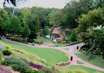 Reedy River Falls Park -<br>From the South Overlook. Click for full size. Reedy River Falls Park -<br>From the South Overlook image. Click for full size.