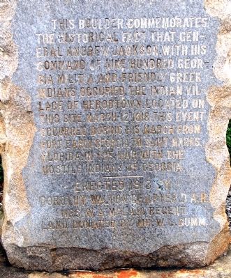 General Andrew Jackson Marker image. Click for full size.