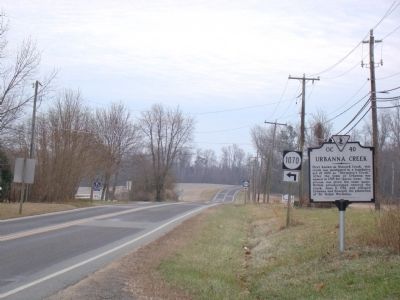Urbanna Creek Marker. Click for full size. Urbanna Creek Marker image. Click for full size.