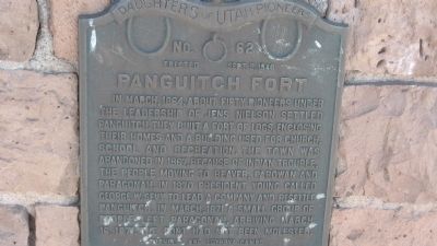 Panguitch Fort Marker image. Click for full size.