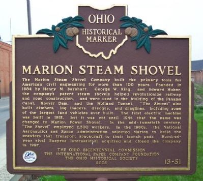 Marion Steam Shovel Marker image. Click for full size.