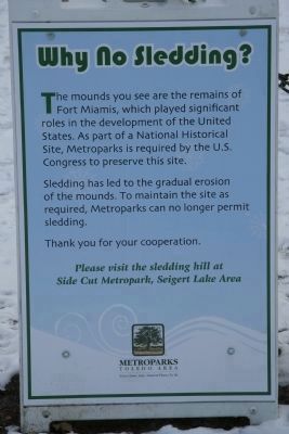 Fort Miamis. Click for full size. Fort Miamis image. Click for full size.