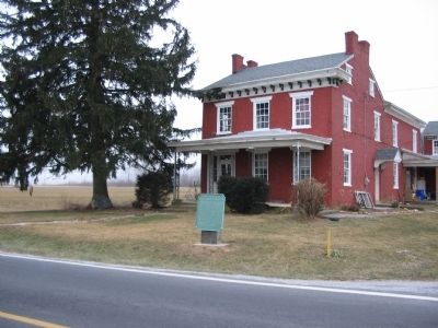 The Benjamin Marshall House and Tablet image. Click for full size.