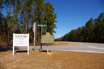 Wayfare or Cow Creek Church Marker. Click for full size. Wayfare or Cow Creek Church Marker image. Click for full size.