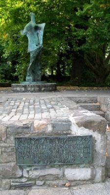 William Butler Yeats Monument image. Click for full size.