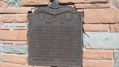 Panguitch Stake Tabernacle Marker image. Click for full size.