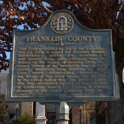 Franklin County Marker image. Click for full size.