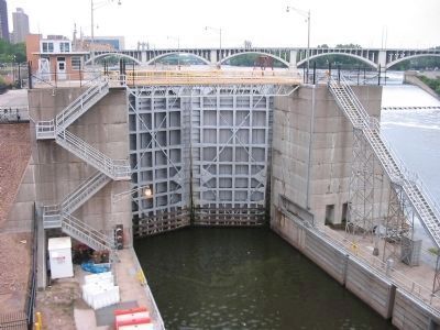 View of Lock from Bridge image. Click for full size.
