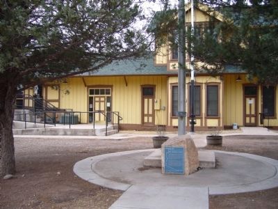 Patagonia Depot and Marker image. Click for full size.