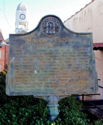 Macon County Marker image. Click for full size.
