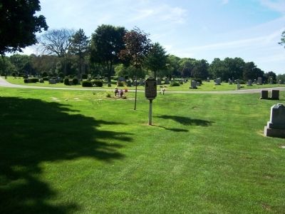 Site of Site of Former Greenbush Cemetery Burials Marker. Click for full size. Site of Site of Former Greenbush Cemetery Burials Marker image. Click for full size.