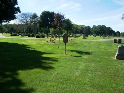 Site of Site of Former Greenbush Cemetery Burials Marker image. Click for full size.