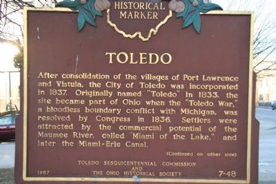 Toledo Marker. Click for full size. Toledo Marker image. Click for full size.