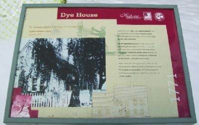 Dye House Marker. Click for full size. Dye House Marker image. Click for full size.