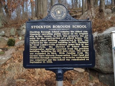 Stockton Borough School Marker image. Click for full size.