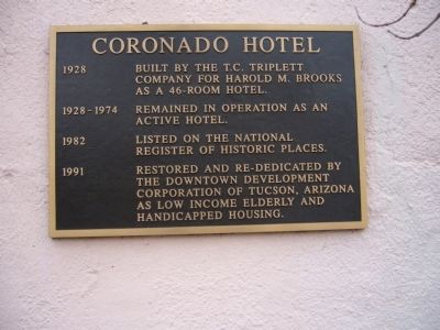 Coronado Hotel Marker image. Click for full size.