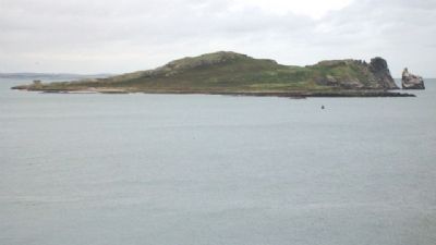 Ireland's Eye from Howth Harbour image. Click for full size.