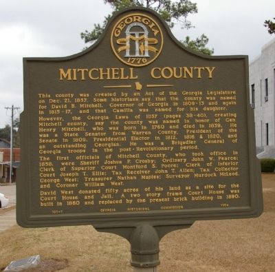 Mitchell County Marker image. Click for full size.