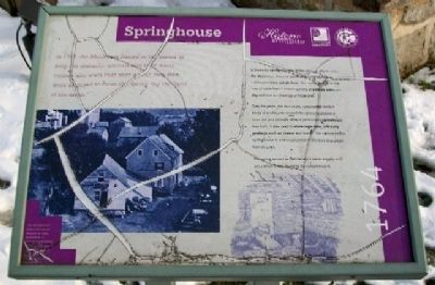 Springhouse Marker image. Click for full size.